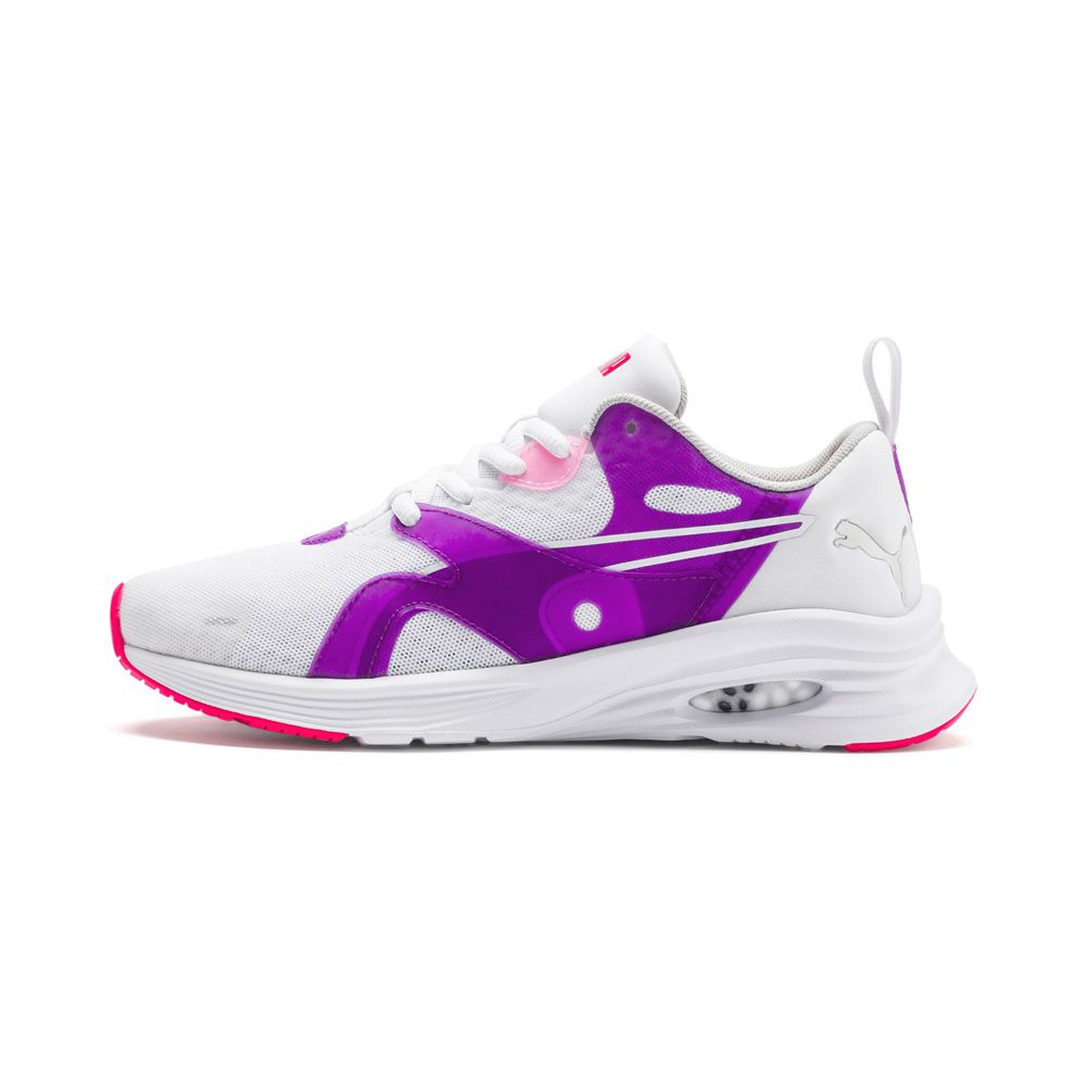 Puma HYBRID Fuego Fiú Futócipő - Fehér/Lila ( Hungary - YBGMF4371 )